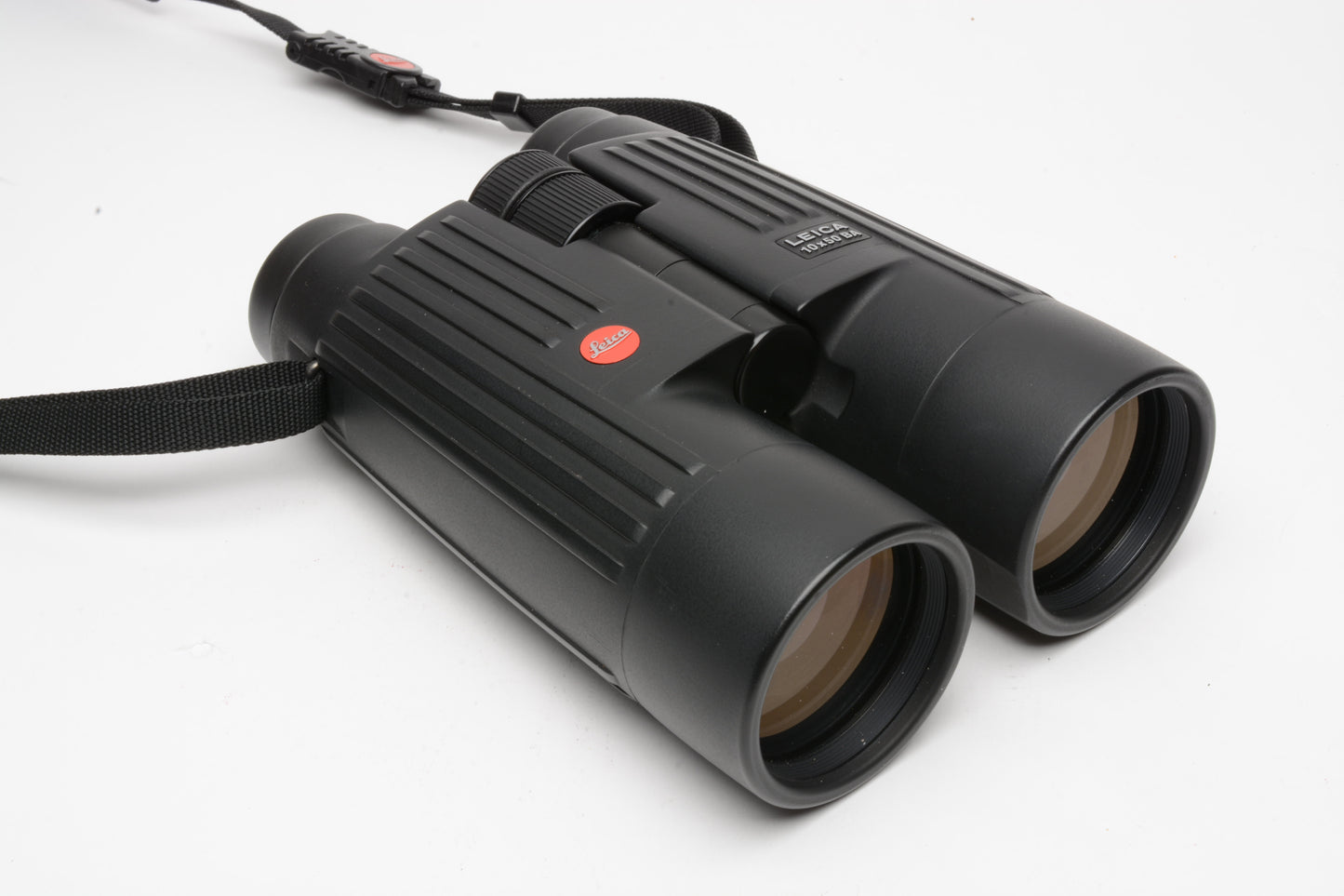 Leica 10x50BA Trinovid binoculars, case, cap, strap, Mint-