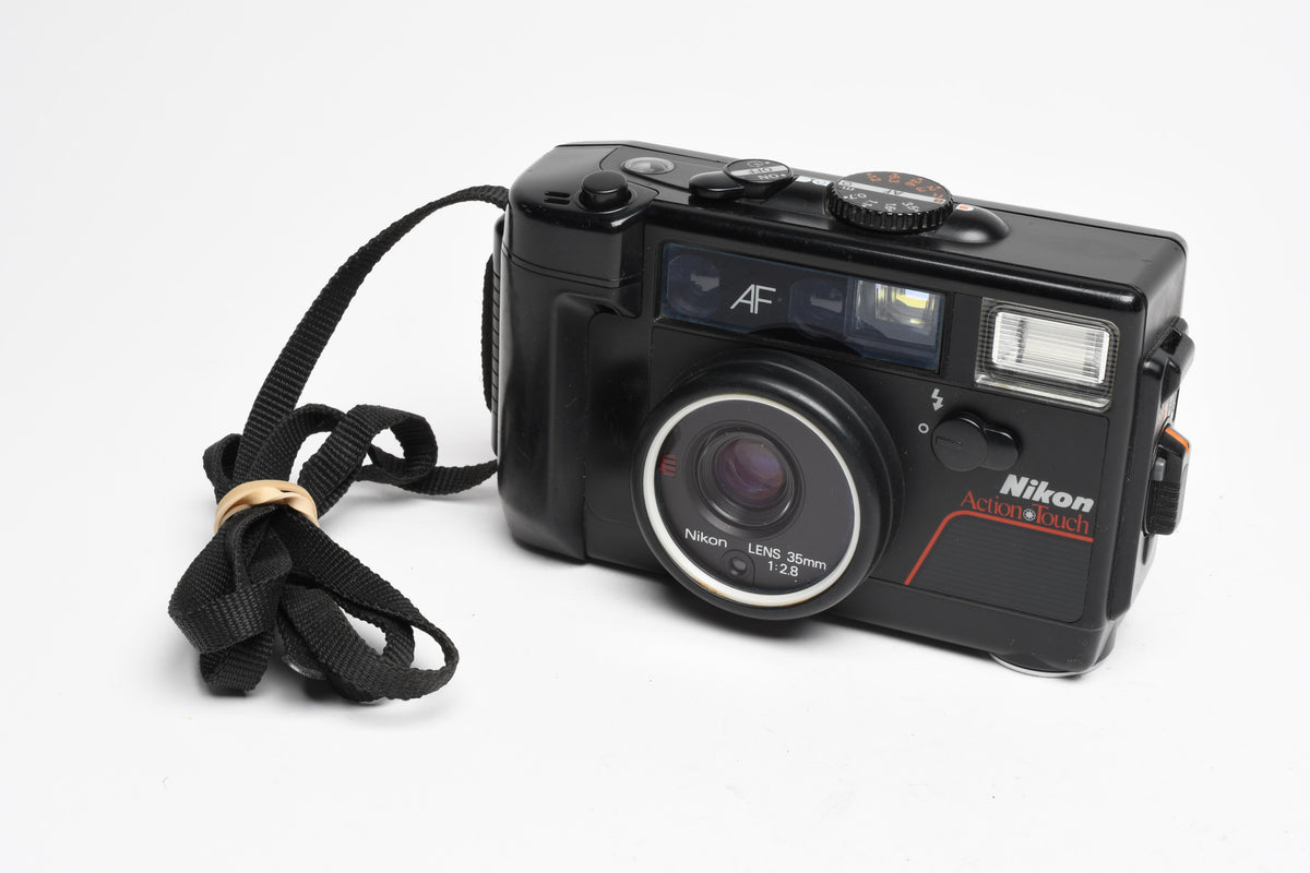 Nikon Action Touch 35mm Point&Shoot camera w/35mm f2.8 lens, strap, Great!