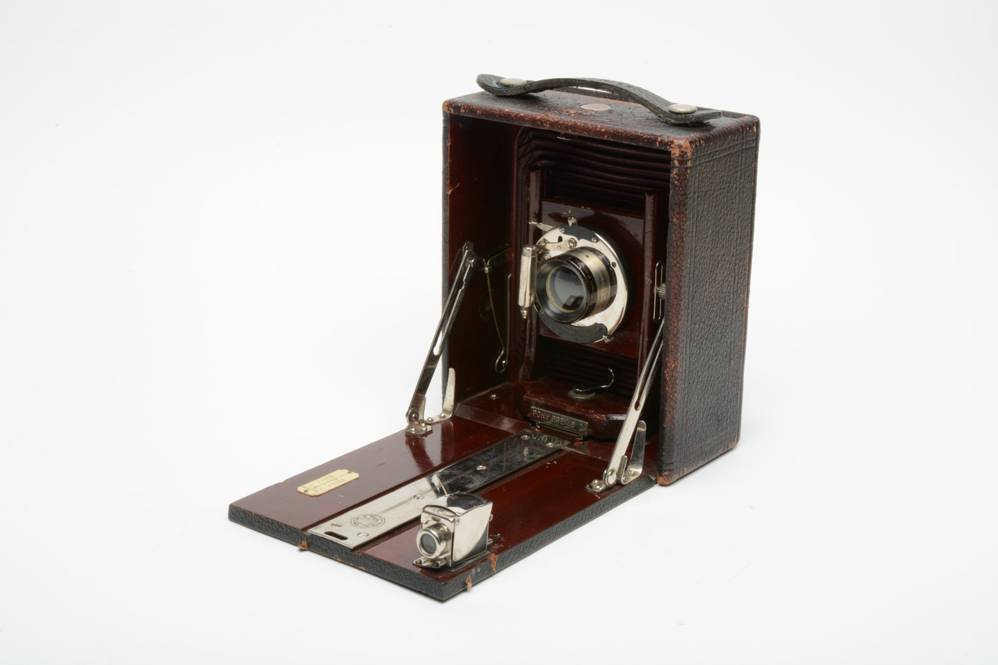 Vintage Kodak Pony Premo 1 4x5 Plate Camera, working shutter - nice & clean + filters