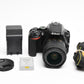 Nikon D5600 DSLR w/18-55mm VR zoom, batt+charger+strap, Only 3000 Acts!