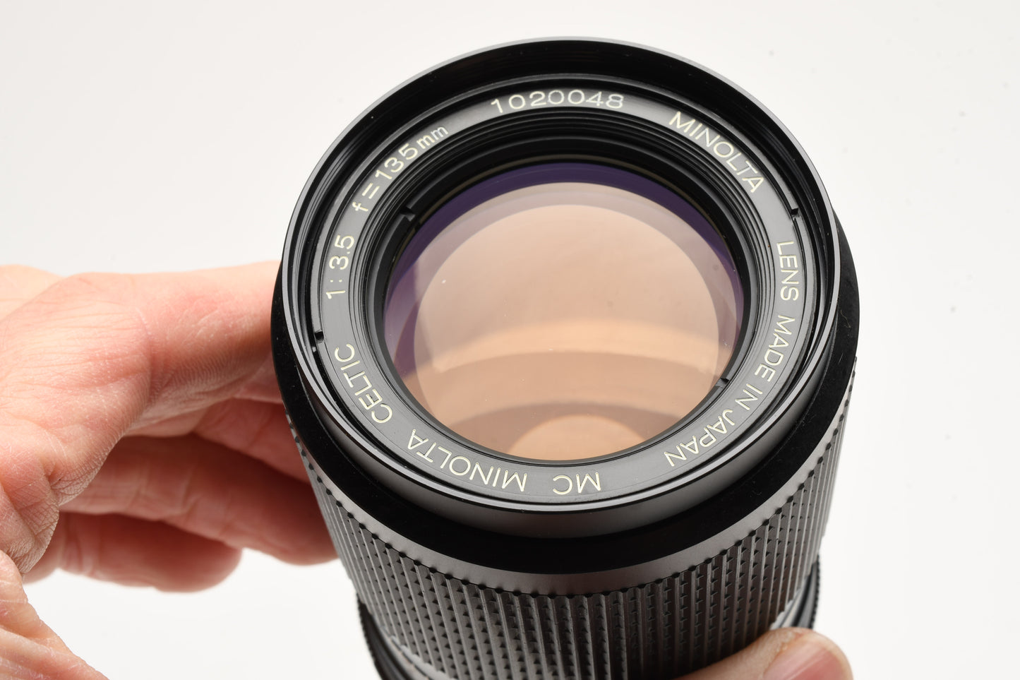 Minolta MC Celtic 135mm f3.5 Portrait lens, Nice & Clean