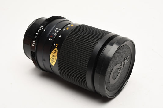 Minolta MC Celtic 135mm f3.5 Portrait lens, Nice & Clean