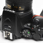 Nikon D5600 DSLR w/18-55mm VR zoom, batt+charger+strap, Only 3000 Acts!