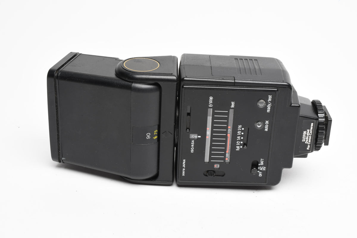 Sunpak Thyristor Auto 433D electronic flash w/Canon dedicated module, Tested