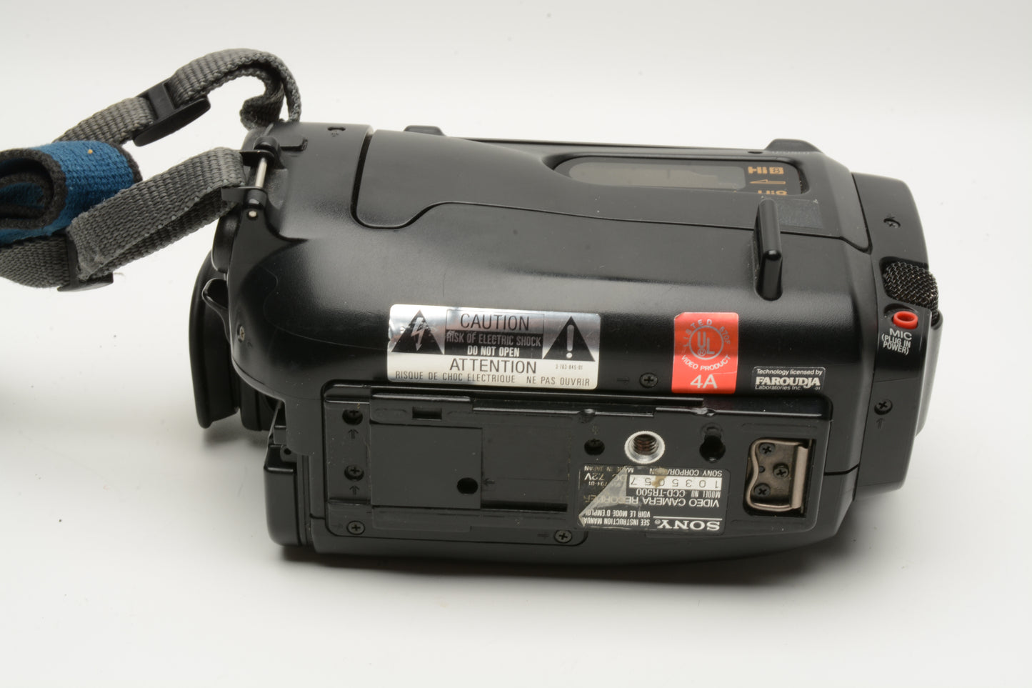 Sony CCD-TR500 Hi-8 Video camcorder bundle, 2batts, AC, tested, Great!