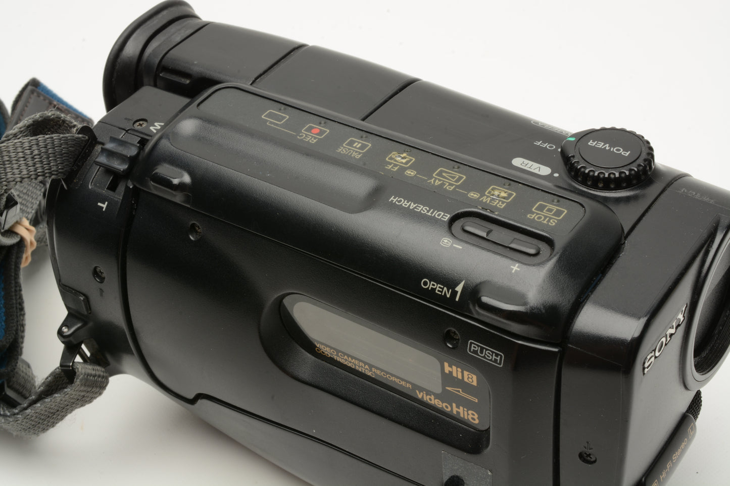 Sony CCD-TR500 Hi-8 Video camcorder bundle, 2batts, AC, tested, Great!