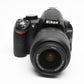 Nikon D3100 DSLR w/Nikkor AFS 18-55mm f3.5-5.6G VR, 2 batts+charger 8699 Acts
