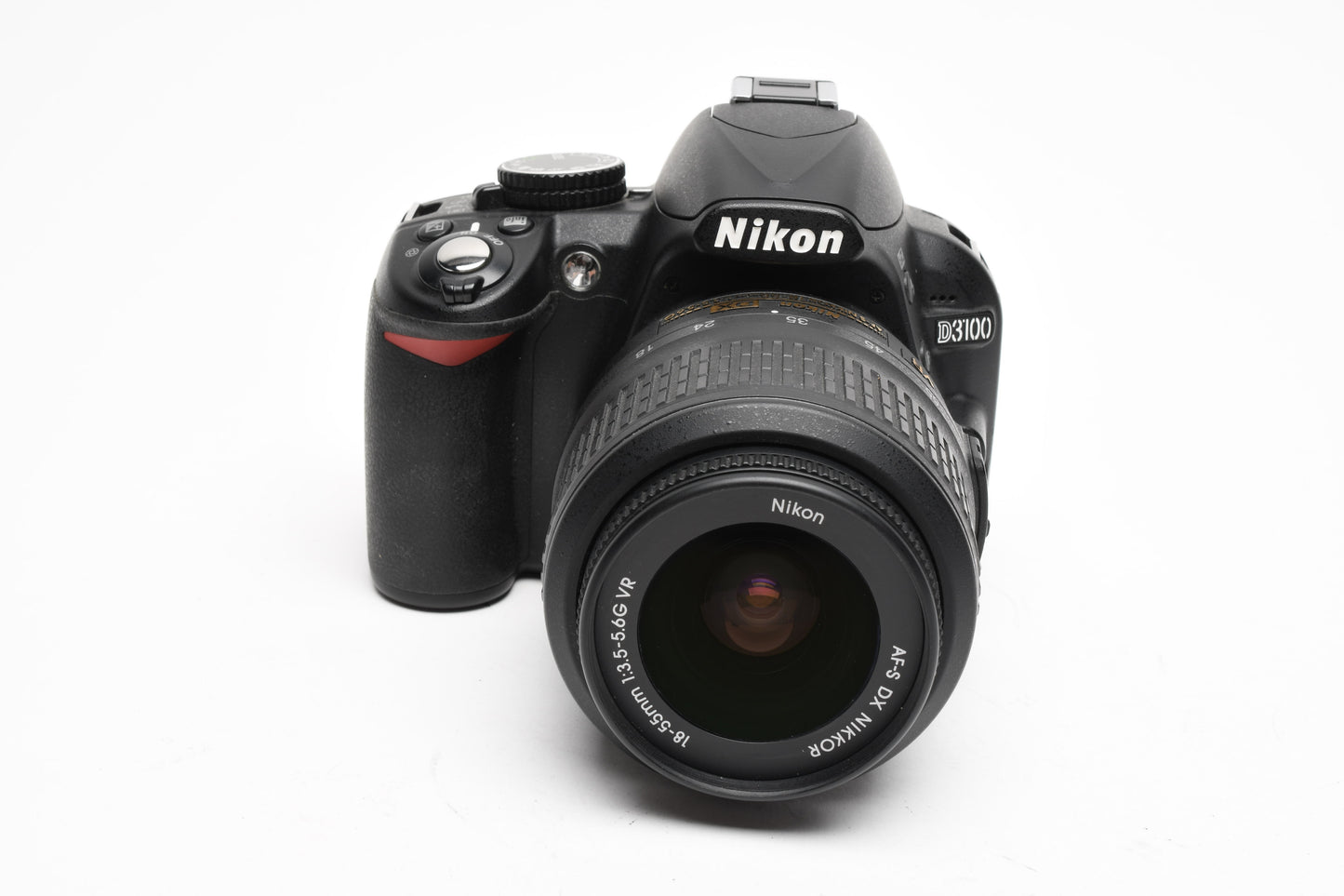 Nikon D3100 DSLR w/Nikkor AFS 18-55mm f3.5-5.6G VR, 2 batts+charger 8699 Acts