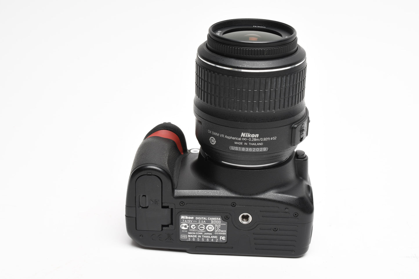 Nikon D3100 DSLR w/Nikkor AFS 18-55mm f3.5-5.6G VR, 2 batts+charger 8699 Acts