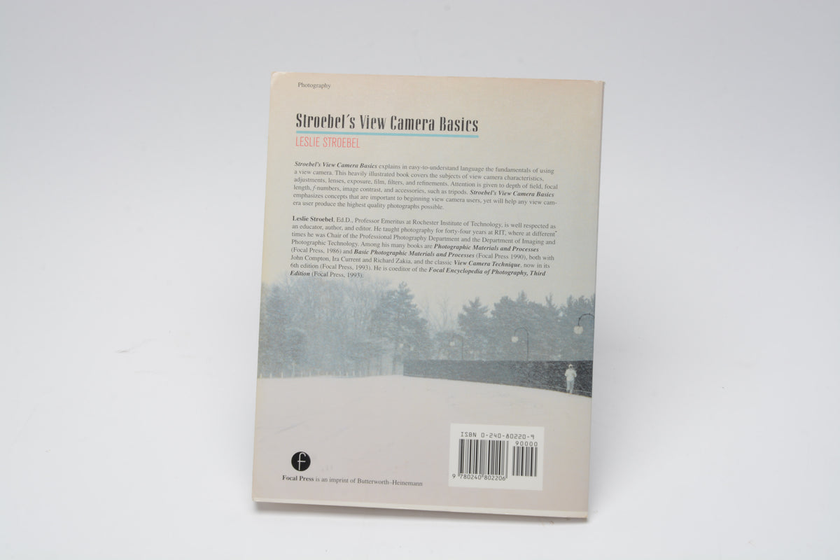 View Camera Basics by Stroebel