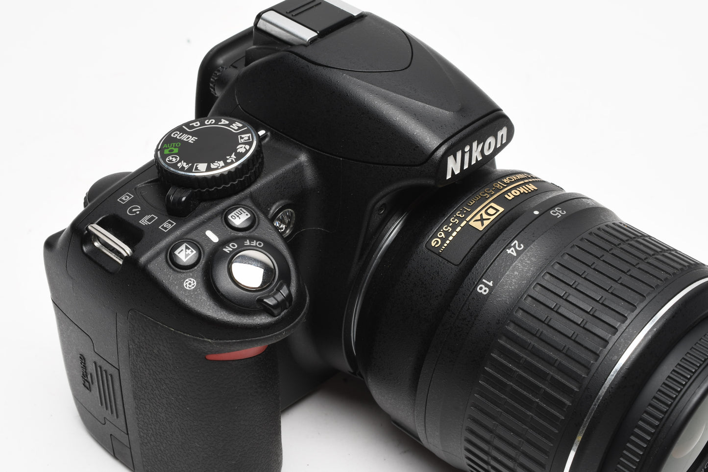 Nikon D3100 DSLR w/Nikkor AFS 18-55mm f3.5-5.6G VR, 2 batts+charger 8699 Acts