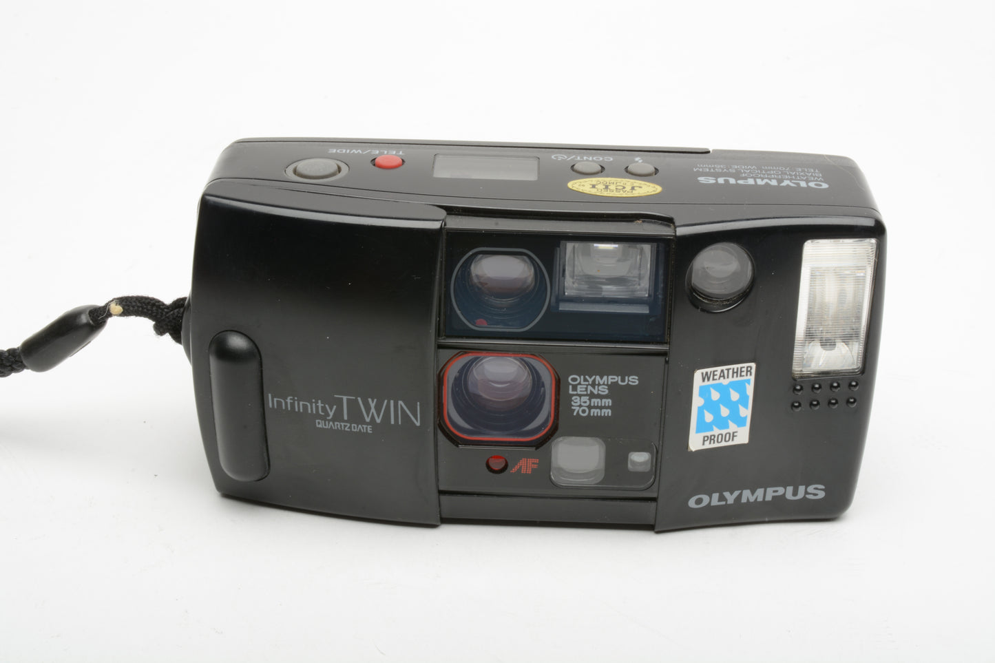 Olympus Infinity Twin QD 35mm Point&Shoot camera, tested, works great + Case