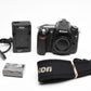 Nikon D90 DSLR body, batt, charger, strap, 12,291 Acts, Clean