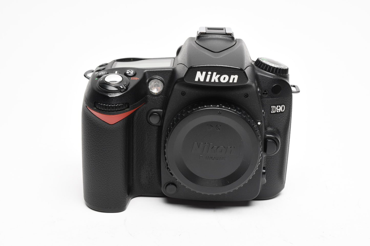 Nikon D90 DSLR body, batt, charger, strap, 12,291 Acts, Clean