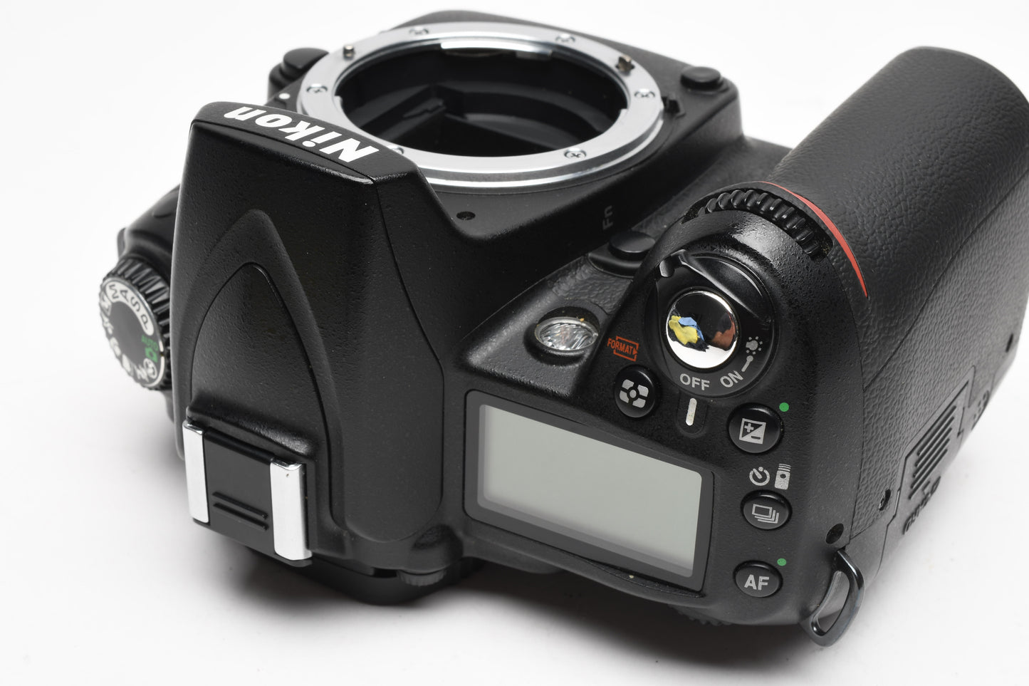 Nikon D90 DSLR body, batt, charger, strap, 12,291 Acts, Clean