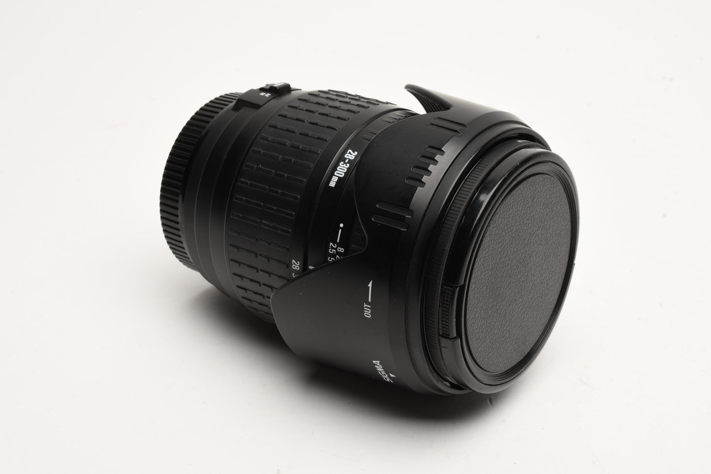 Sigma AF 28-300mm F3.5-6.3 Asph. IF Hyperzoom Lens Canon EF, Hood+UV+Caps