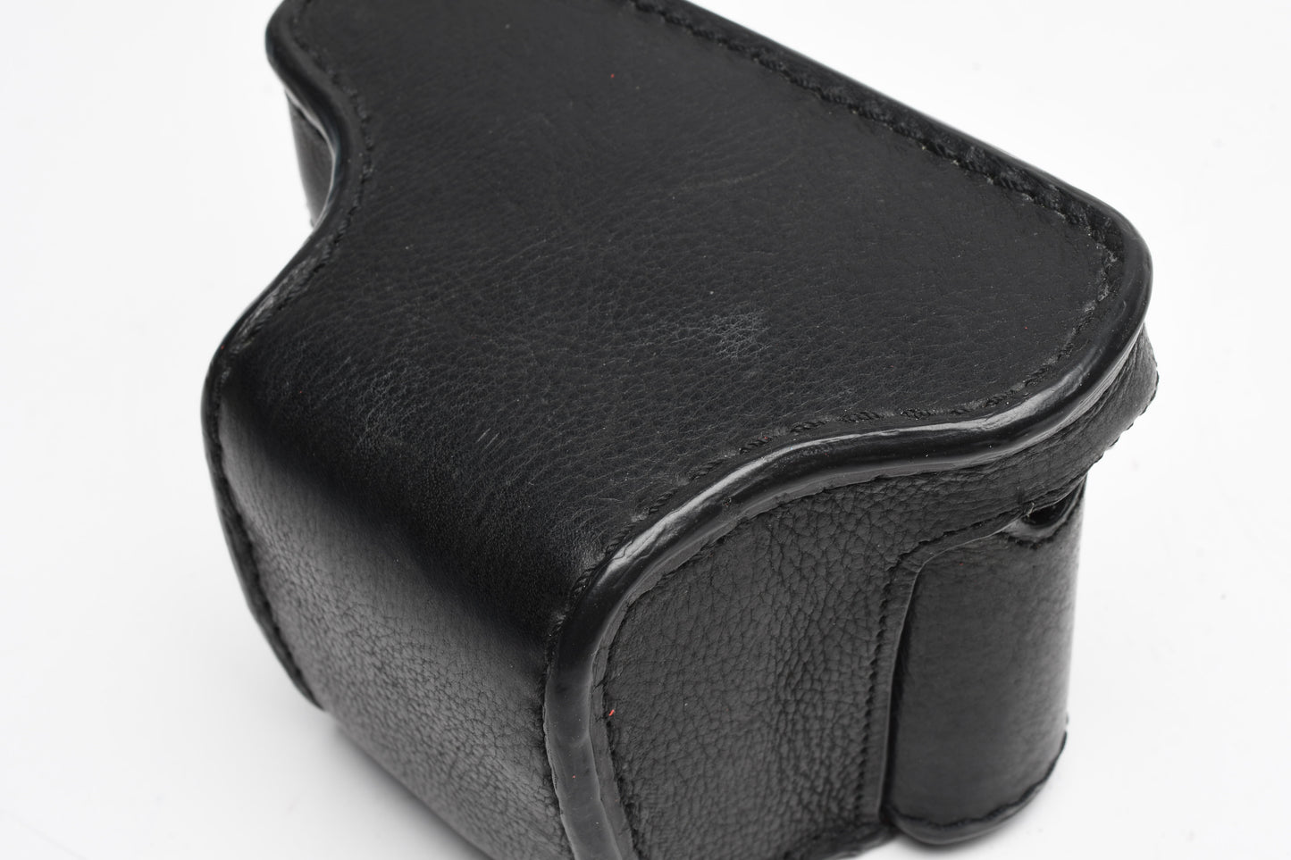 Leica D-Lux 7 Leicatime Luigi Crescenzi leather case+ strap, Black stitching