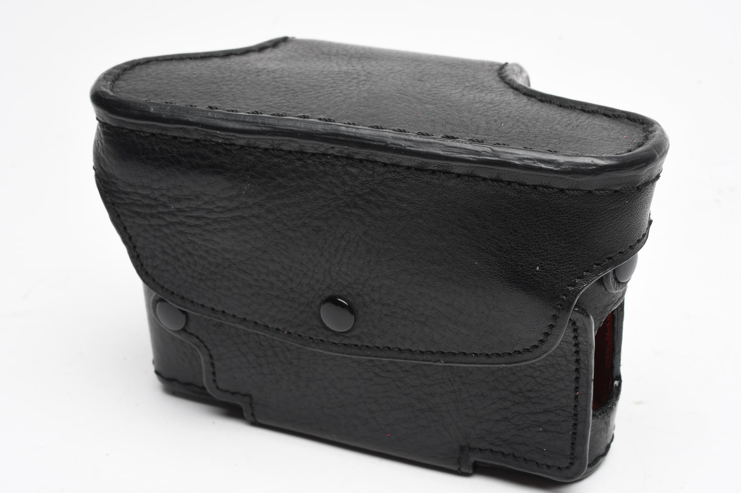 Leica D-Lux 7 Leicatime Luigi Crescenzi leather case+ strap, Black stitching