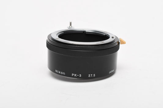 Nikon PK-3 27.5mm Extension Tube, Genuine, Mint-