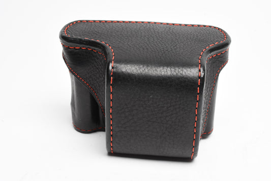 Leica D-Lux 7 Leicatime Luigi Crescenzi leather case+ strap, Red stitching, NIB
