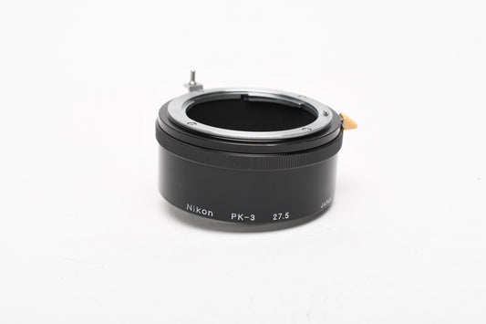 Nikon PK-3 27.5mm Extension Tube, genuine, very clean