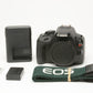 Canon EOS Rebel SL1 DSLR Body Only w/ Batt, Charger, SD Card, 17K ACTS