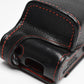 Leica D-Lux 7 Leicatime Luigi Crescenzi leather case+ strap, Red stitching, NIB