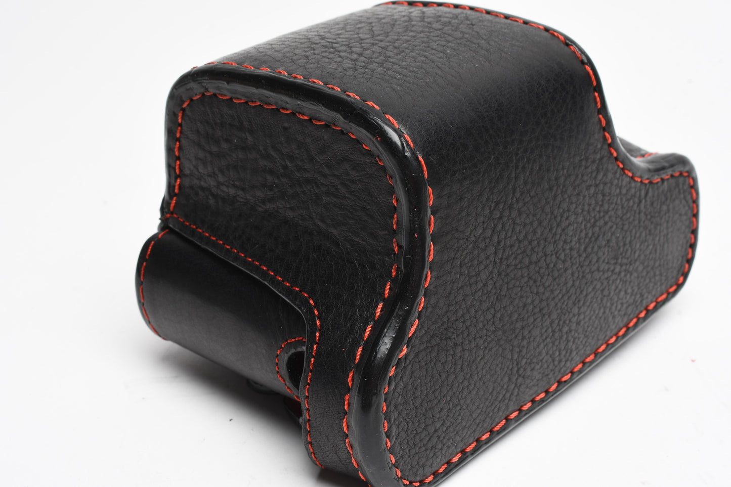 Leica D-Lux 7 Leicatime Luigi Crescenzi leather case+ strap, Red stitching, NIB