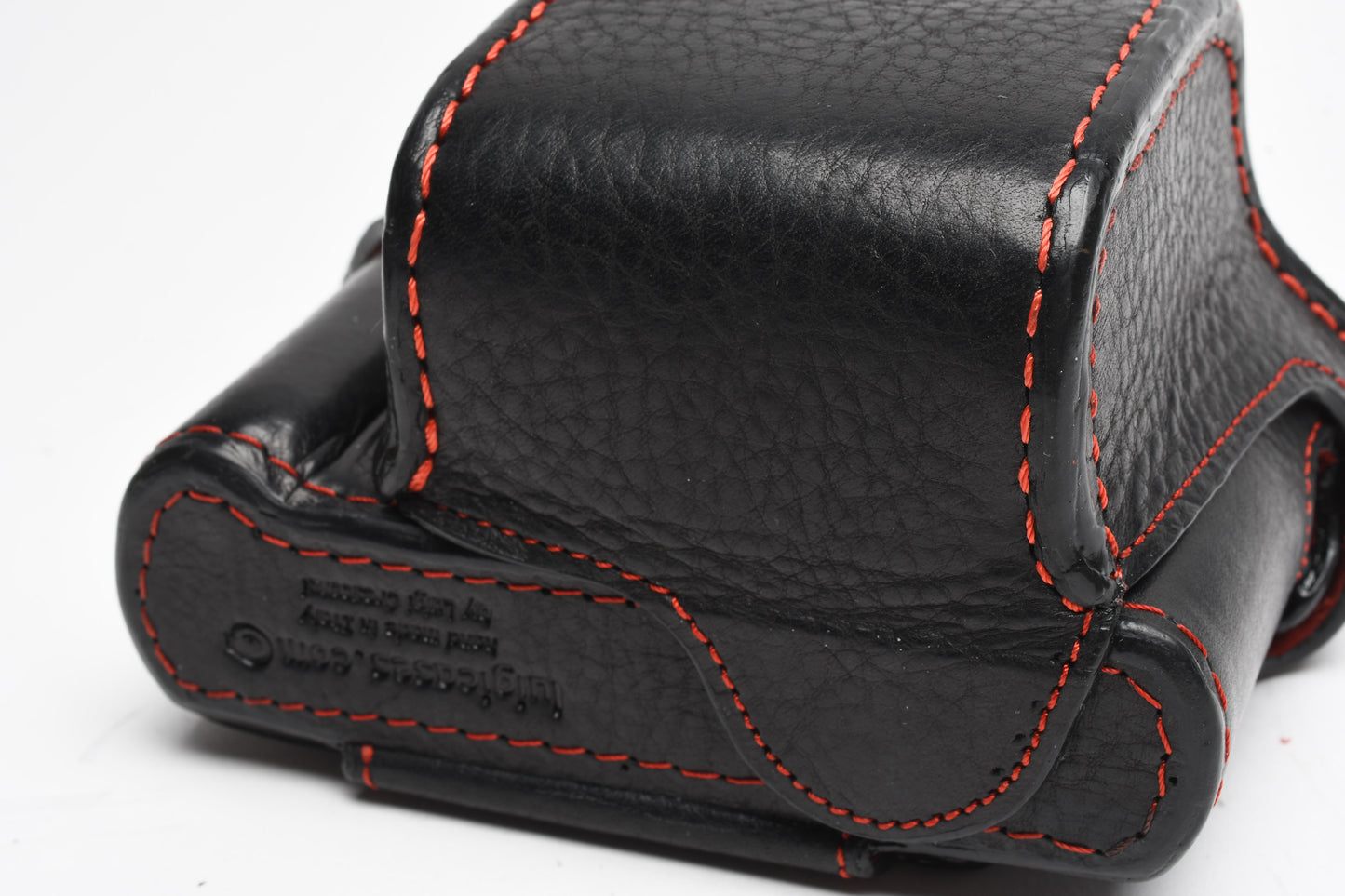Leica D-Lux 7 Leicatime Luigi Crescenzi leather case+ strap, Red stitching, NIB