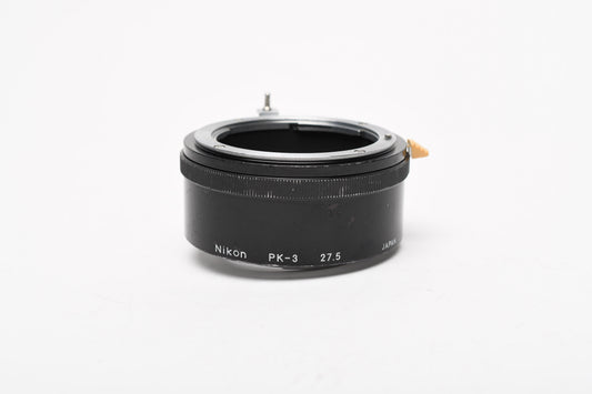 Nikon PK-3 27.5mm Extension Tube, genuine, moderately used