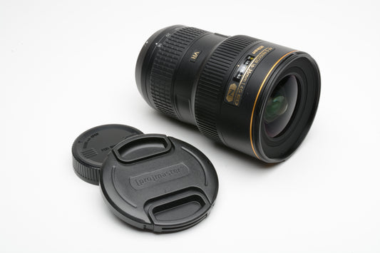 Nikon AF-S Nikkor 16-35mm f4G ED N VR SWM IF Lens w/Caps, USA Version