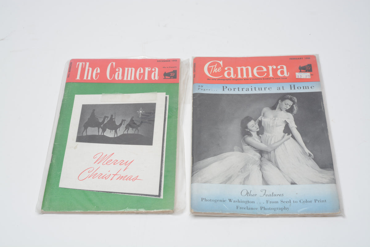 The Camera (Vintage WWII magazines 1945-1947 lot of 12)