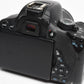 Canon EOS Rebel T4i DSLR w/18-55mm f3.5-5.6 IS  STM zoom, 90K Acts