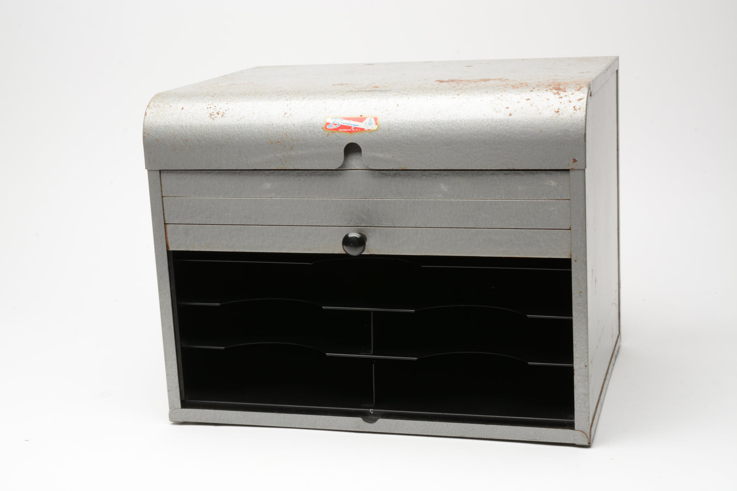 Brumberger DarkRoom Photo Metal Bin Roll paper storage case cabinet