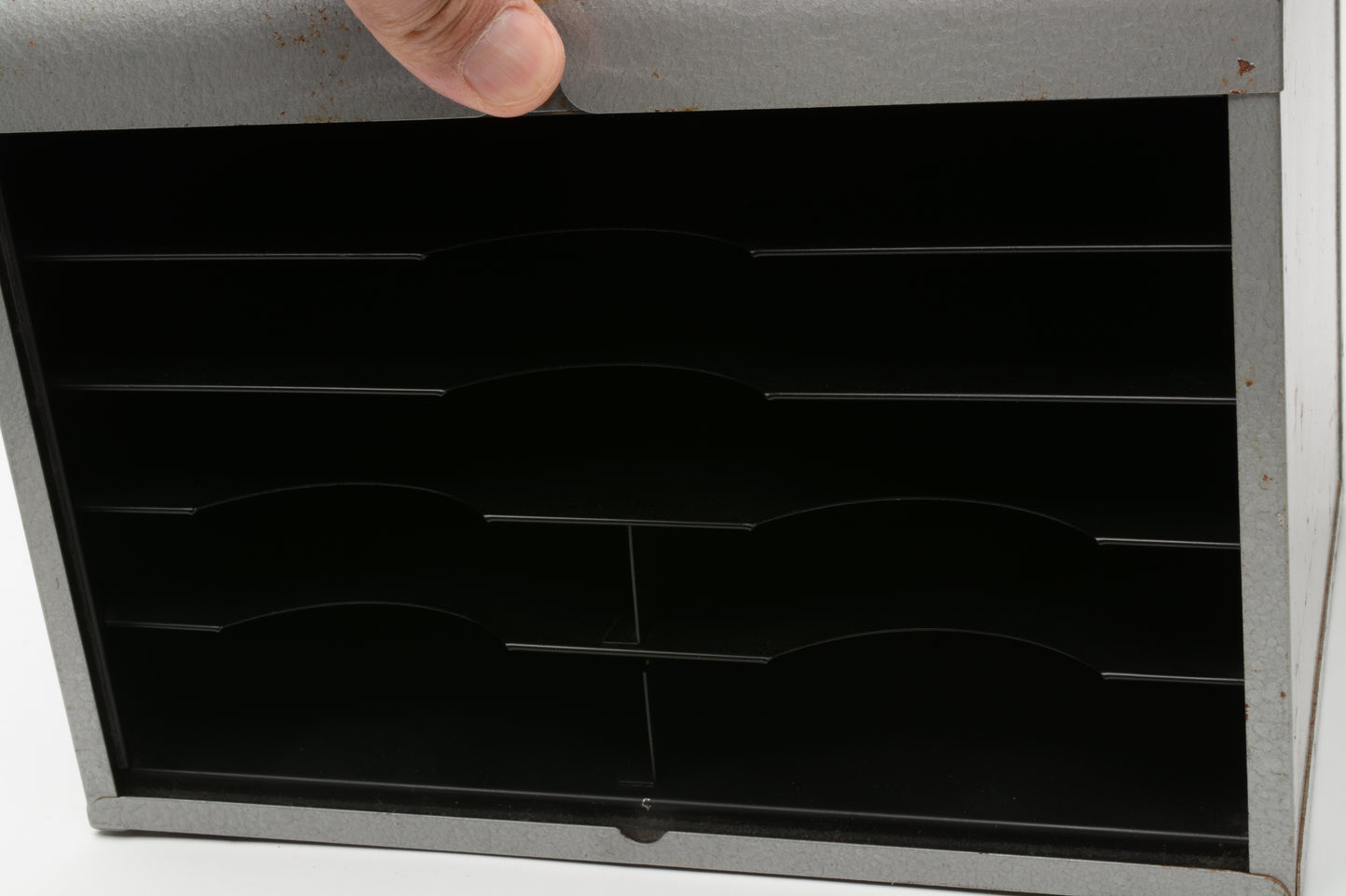 Brumberger DarkRoom Photo Metal Bin Roll paper storage case cabinet