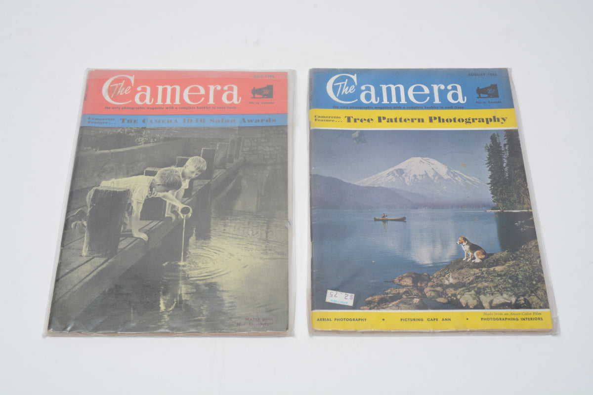 The Camera (Vintage WWII magazines 1945-1947 lot of 12)