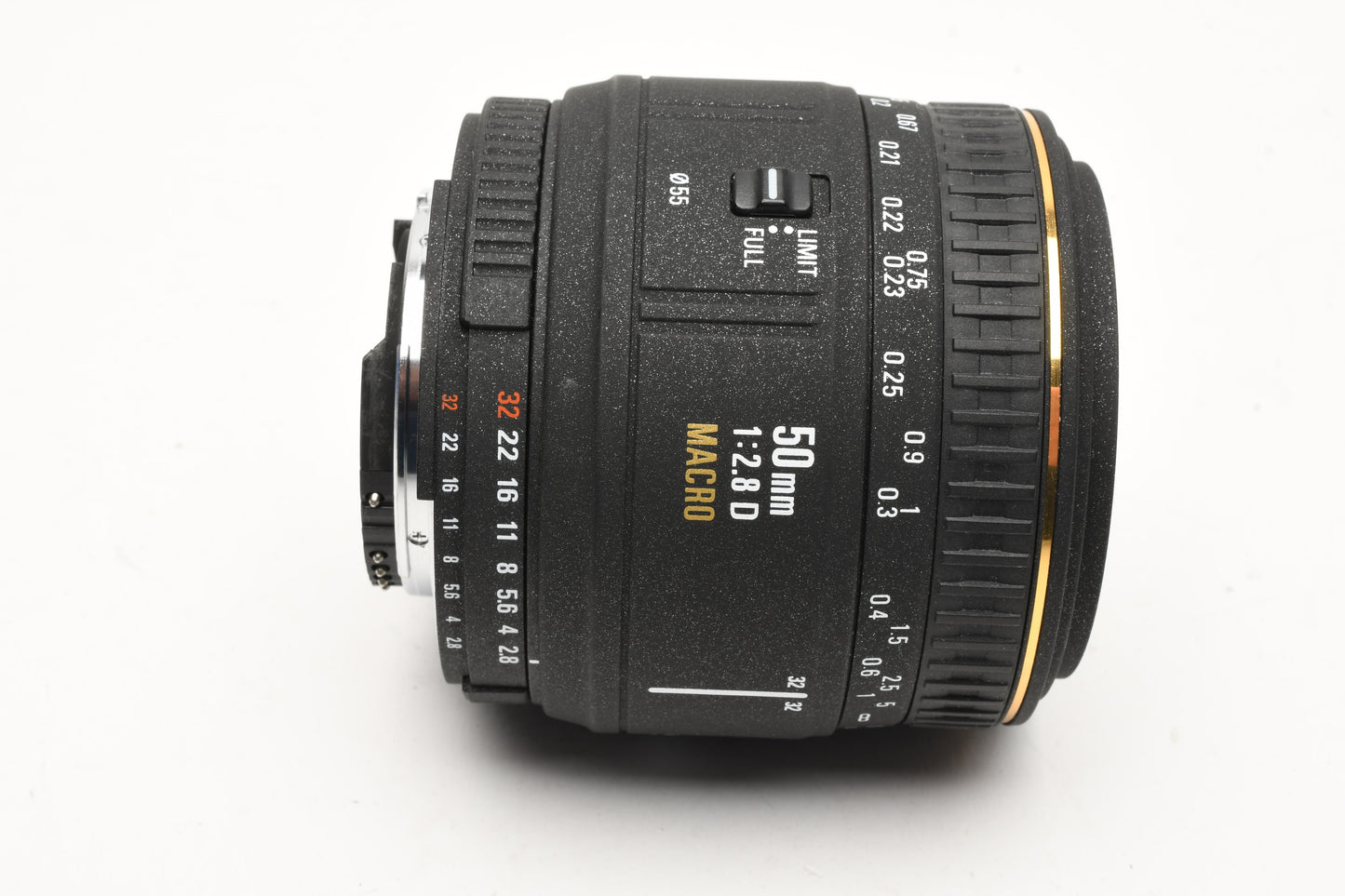 Sigma AF EX 50mm f2.8D Macro lens for Nikon, Very clean, Sharp! w/Hood