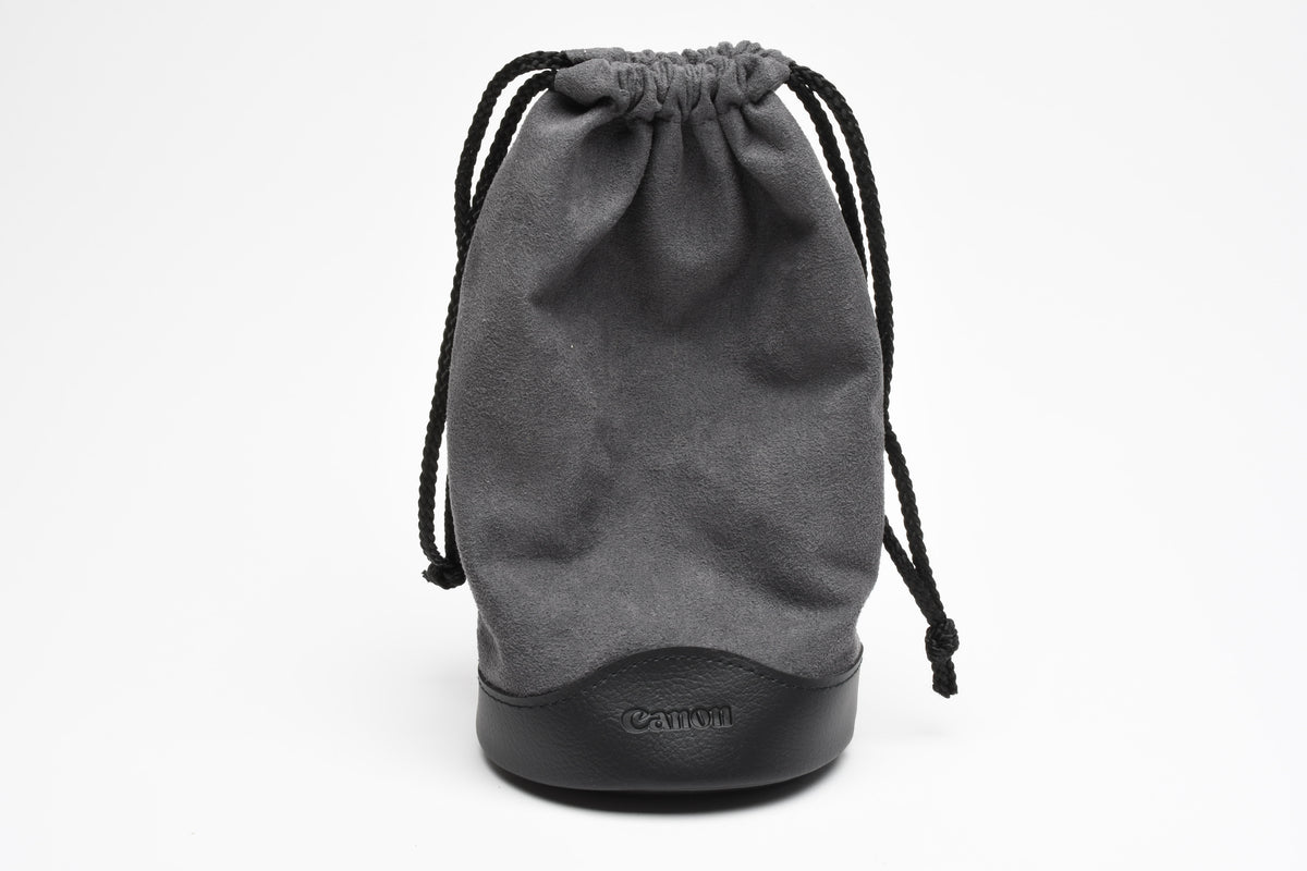 Canon soft suede lens pouch LP1224 w/draw strings, very clean