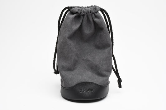 Canon soft suede lens pouch LP1224 w/draw strings, very clean