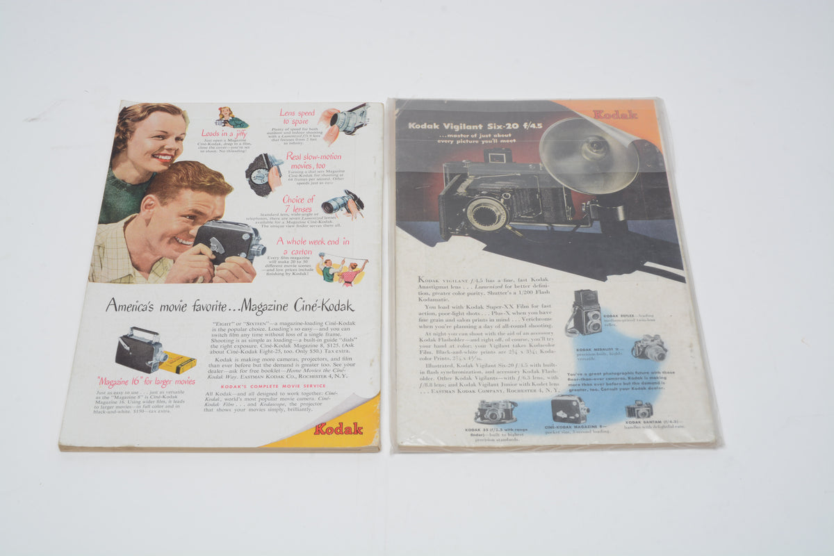 The Camera (Vintage WWII magazines 1945-1947 lot of 12)
