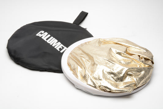 Calumet 42" Gold / Silver light reflecting disc, Very clean in pouch