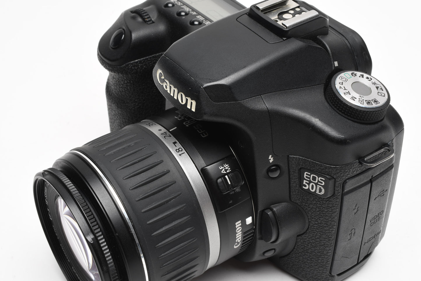 Canon EOS 50D DSLR w/18-55mm f3.5-5.6 II zoom, Batt+charger, 34K Acts