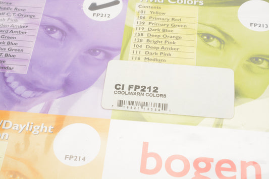 Bogen Imaging 12X 12x12" Cool/Warm Colors Filter Pack FP212 - New
