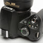 Nikon D40 DSLR body w/Nikkor 18-55mm f3.5-5.6G VR, batt+charger, 1852 Acts!