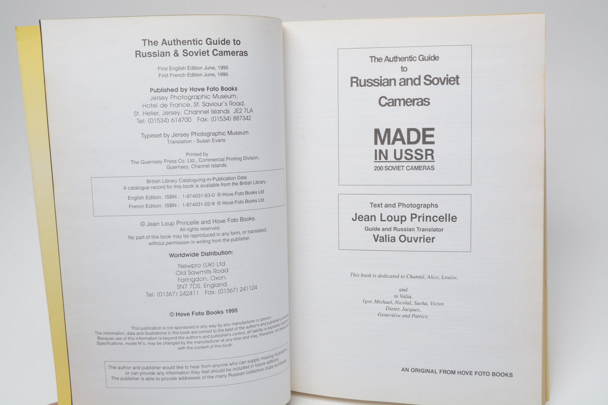 The Authentic Guide to Russian and Soviet Cameras made in USSR (English)