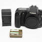 Canon EOS 20D DSLR body, batt, charger, Tested, Good!