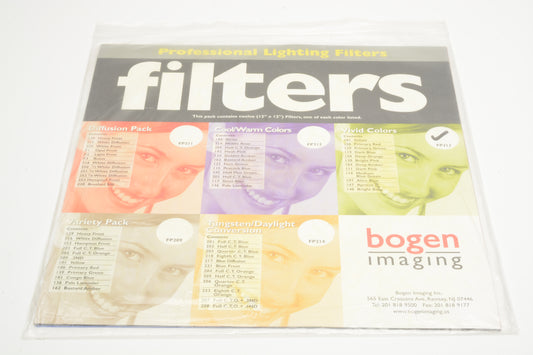Bogen Imaging 12X 12x12" Vivid Colors Filter Pack FP213 - New