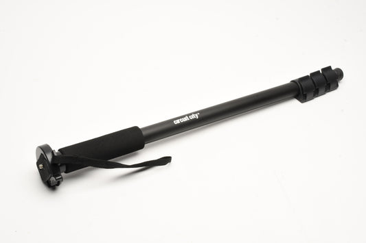 Circuit City 72" Pro Monopod w/QR head, spiked foot, New in box