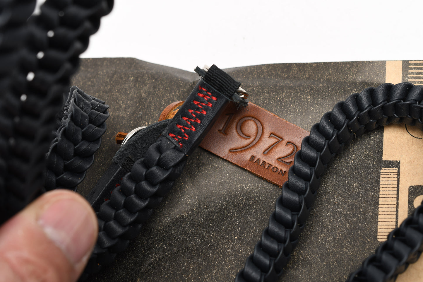 Barton1972 Braided Style camera strap (Black) - New