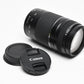 Canon EF 75-300mm f4-5.6 III Telephoto zoom lens, caps, Great!